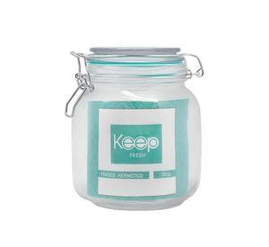 FRASCO HERMETICO 1000 ML CELESTE