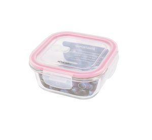 Contenedor Hermetico Vidrio Cuadrado 520ml