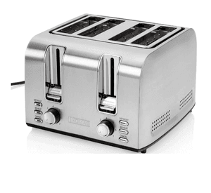 Tostador Acero Inox THOMAS TH-133i 1500 Watts 4 Rebanadas