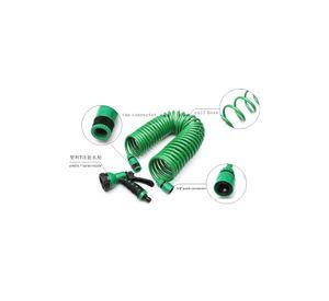 Manguera Espiral Expandible Hogar Jardín 15 MTS Verde