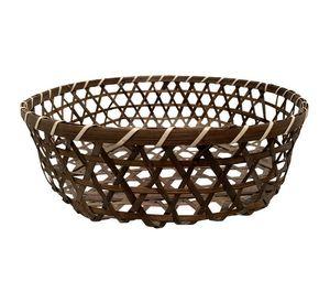 Cesta de bambú redonda