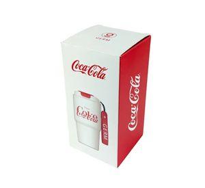 Vaso Termico Coca Cola Rosado 590ml | Mug Termico Enjoy Acero