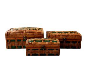 Set De 3 Cajas Decorativas