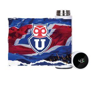 TERMO LED BOTELLA UNIVERSIDAD DE CHILE CHILE FUTBOL 450 ML