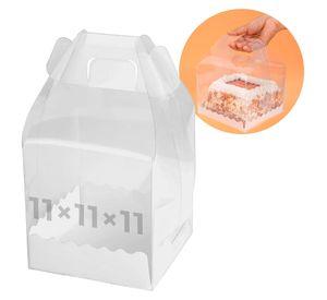 Cajas Transparentes De Acetato Para Velas Pastel 11x11cm X10