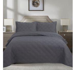 QUILT ANDES LISO  MARENGO 1.5 PLAZAS