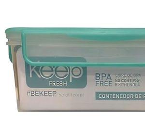 HERMETICO PP 2300 ML RECTANGULAR VERDE