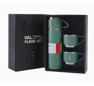 Set Termo Para Agua Caliente Y Fria + 3 Tazas