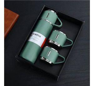 Set Termo Para Agua Caliente Y Fria + 3 Tazas