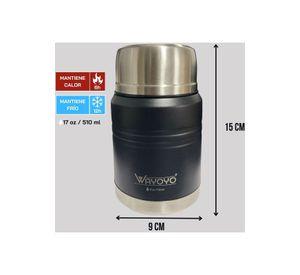 Termo Comida Wayoyo 510ml Acero Inoxidable 304 al Vacío con Cuchara