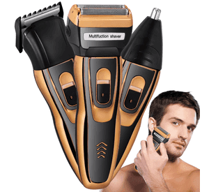 Maquina Afeitar 3en1 Cortapelo Barba Nariz Hombre Recargable