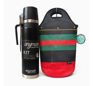 Pack Matero Bolso Matero Termo 3 en 1 Negro