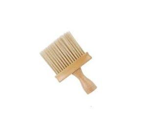 Bota Pelo Brocha Ancha Plana Barbero Peluquería Madera