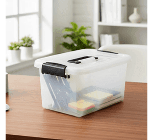 Caja organizadora plastica con tapa 15L