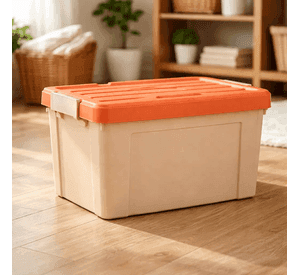 Caja Organizadora Plastica 20 Litros Con Tapa 42x30x25cm
