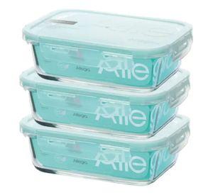 Pack 3 Taper Contenedores Hermeticos 600ml Allegra