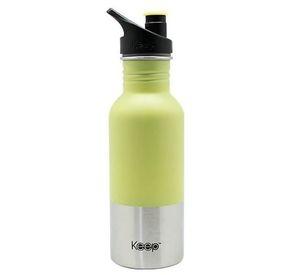 BOTELLA METALICA 600ML KEEP verde