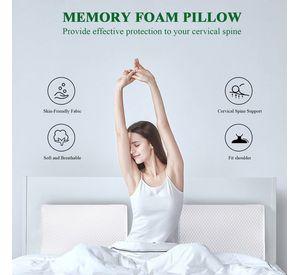 Almohada Ajustable Apoyo Cuello Alivio Ortopédica Rondon