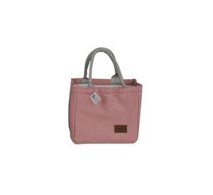 Lonchera - Cooler Tela Rosado 21x20x13cm