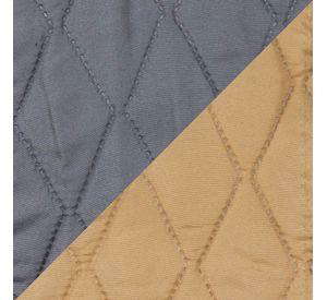 Quilt Bicolor Masel 1,5 plazas Petroleo-Mostaza 180x250