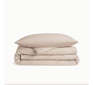 Funda Plumon 1,5 PL Percal Beige