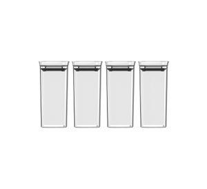 Conjunto Especieros Herméticos Block 4 Piezas (0,340L) Transparente