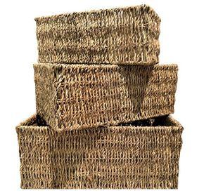 Cestos de seagrass set de 3