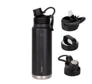 Botella Termica Agua Acero Inoxidable Buffer 1L +Tapas