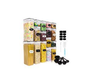 Set de 16 pcs recipientes herméticos para almacenar