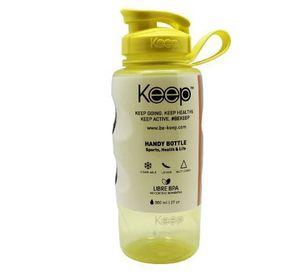 BOTELLA COLORES 800ML KEEP amarilla