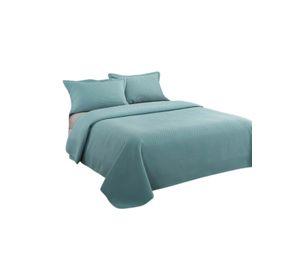 Quilt Atenas 2 Plazas Illusions Diseño Moderno Aqua