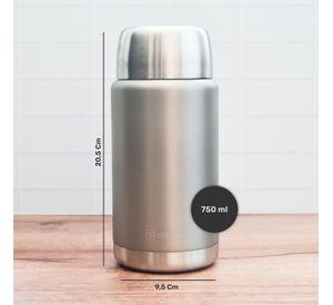 Termo de Comida Insulado Acero Inox 750 ml Gris Simplit