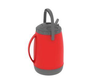 Jarra Termica Con Bombilla 2,5L Rojo