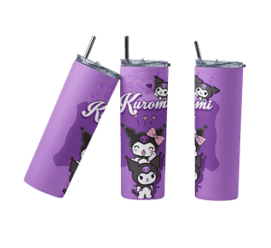 Termo Botella Termica Kuromi Morada Hello Kitty Mug 4