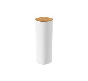 Contenedor Hermético con Tapa Bambú Keep 2 lt Blanco Ou