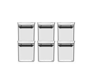Conjunto Especieros Herméticos Block 6 Piezas (0,150L) Transparente