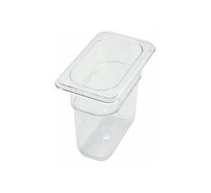 DEPOSITO  GASTRONÓMICO  POLICARBONATO 1/9 10 CM WINCO