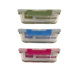 HERMETICO RECTANGULAR 1040ML GLASS KEEP