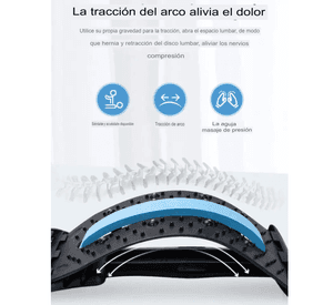 Estirador De Espalda Con Masaje Y Ajuste De Altura ergonómico