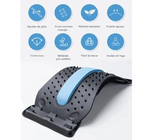 Estirador De Espalda Con Masaje Y Ajuste De Altura ergonómico