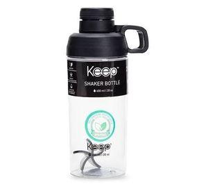 BOTELLA SHAKER 600ML KEEP negro