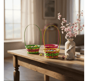 Set x2 Canasta de Pascua Colores