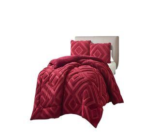 COBERTOR CON CHIPORRO DE JACQUERD CUTTING 2 PLAZAS 230X250CM BURDEO B6