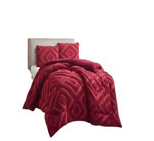 COBERTOR CON CHIPORRO DE JACQUERD CUTTING 2 PLAZAS 230X250CM BURDEO B6