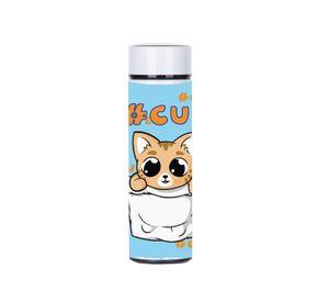 Termo Diseño kawa ¿ii gatitos catlover c/ indicador led 450 ml