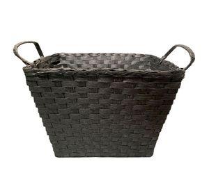 Cesta negra para almacenamiento