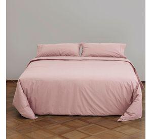 Funda Plumon 1,5 PL Rosa Percal