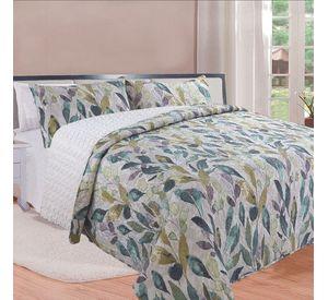 Quilt Sherpa Leaf 2 Pl