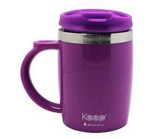 MUG TERMO COLORES 400ML KEEP violeta