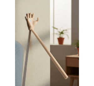 Divertido rascador de espalda masajeador con forma de manos